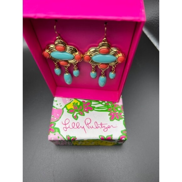 Lilly Pulitzer Bird of Paradise Earrings - Picture 4 of 4